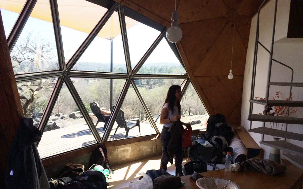 Domos Argentina - Interior domo glamping